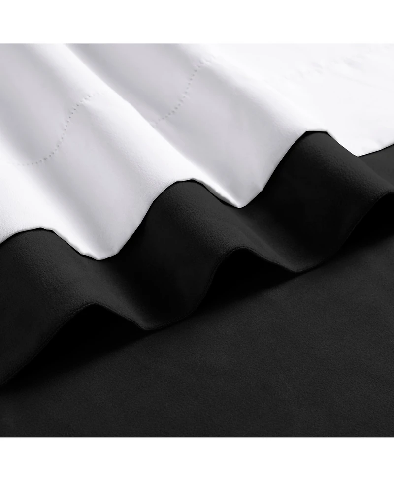 Half Price Drapes Black Signature Extra Wide Velvet Blackout Curtain