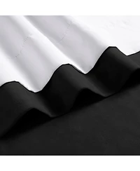 Half Price Drapes Black Signature Extra Wide Velvet Blackout Curtain