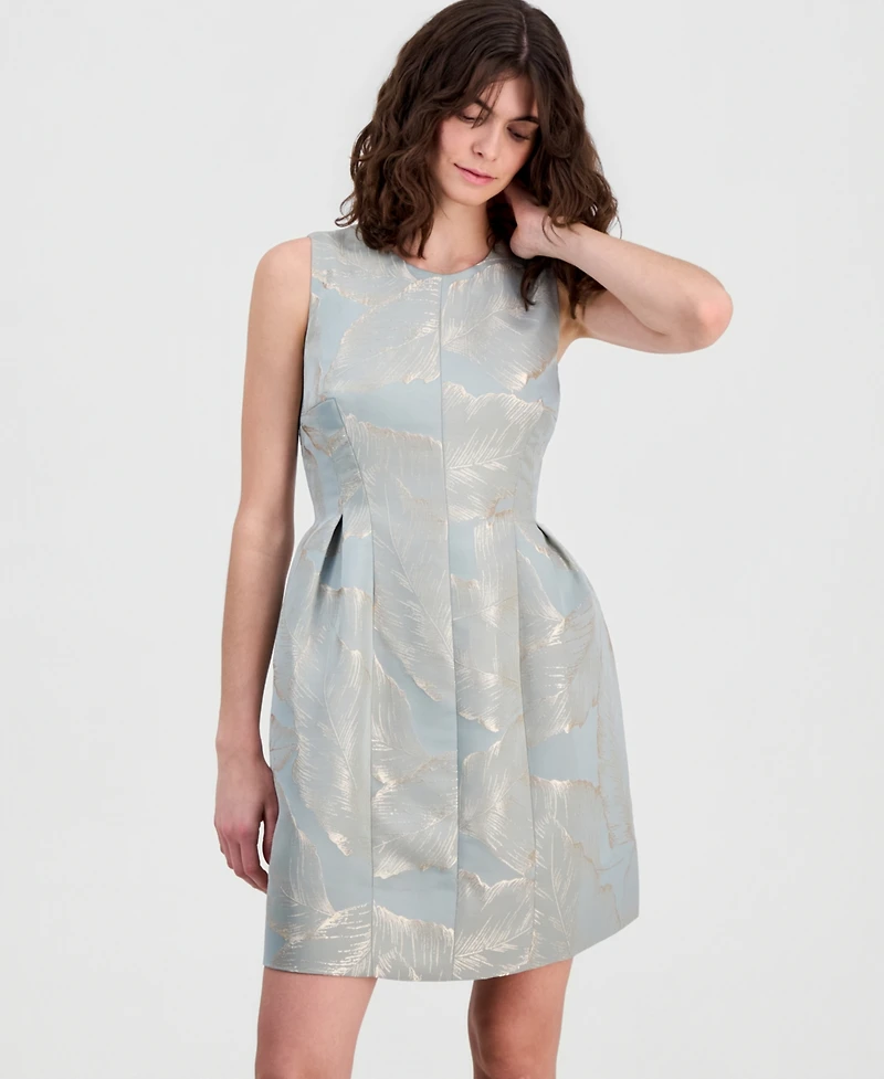 Anne Klein Women's Sleeveless Seamed Fit & Flare Dress