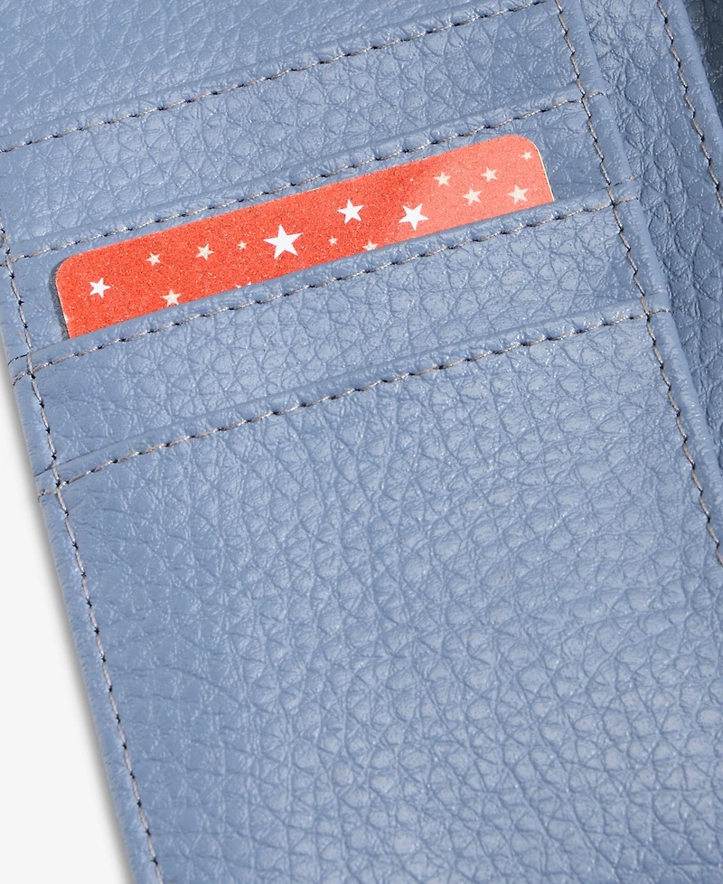 Giani Bernini Pebble Leather Receipt Wallet, Exclusively at Macy's