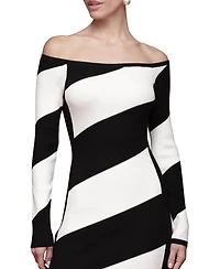 Avec Les Filles Women's Off-The-Shoulder Midi Sweater Dress