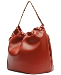 Arezzo Elizabeth Extra Large Leather Bucket Bag