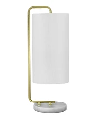 Monarch Specialties Lighting 20" Marble Table Lamp