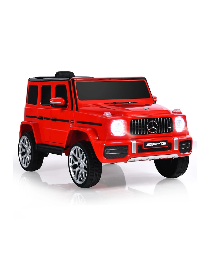 Sugift 12V Mercedes-Benz G63 Licensed Kids Ride On Car with Remote Control