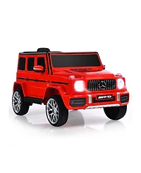 Sugift 12V Mercedes-Benz G63 Licensed Kids Ride On Car with Remote Control