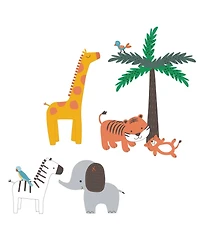 Bedtime Originals Lollipop Jungle Colorful Safari Themed Wall Decals/Stickers
