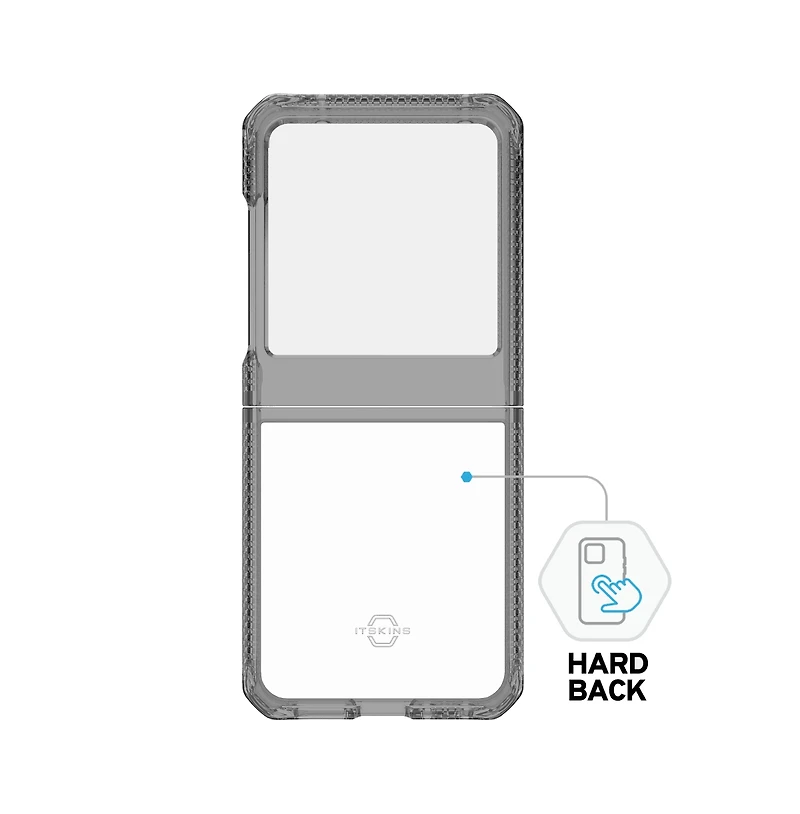 ITSkins Hybrid_R Clear Case for Motorola Razr (2024)