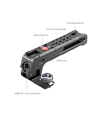 SmallRig Top Handle with Recording Trigger and 3/8''-16 Screw Monitor Mount