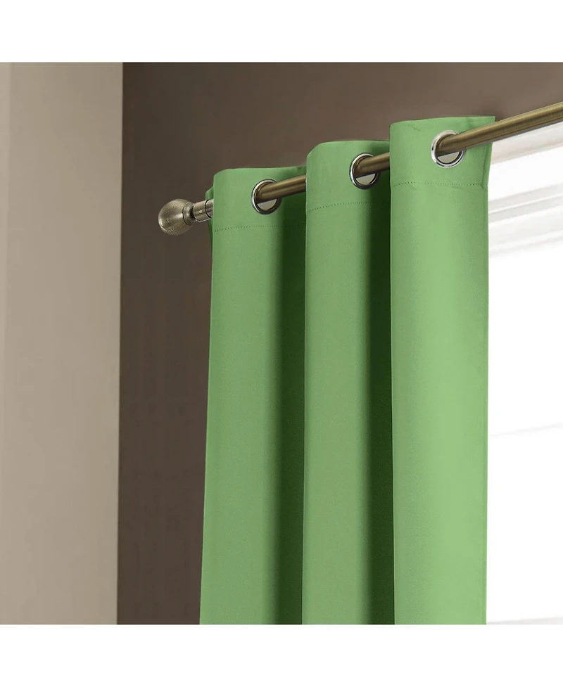 Rt Designer Collection Anchorage Blackout Grommet Luxurious Modern Design Curtain Panel 54" x 95