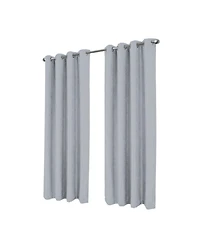 Rt Designer Collection Cassi Shimmer Jacquard 2 Pack Grommet Curtain Panel Pair 36" x 84