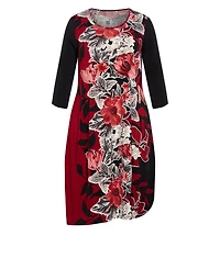 Avenue Women's Plus Chelsea Placement Dress