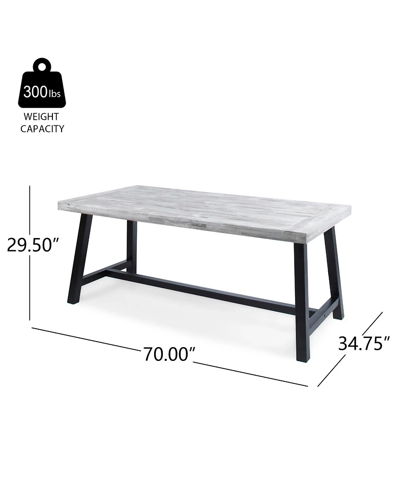 Streamdale Furniture Acacia Wood Outdoor Dining Table