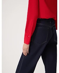 Hush Women's Textured Slim Shirt