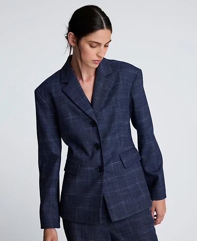 Kenneth Cole Women's Collared Hourglass Jacket