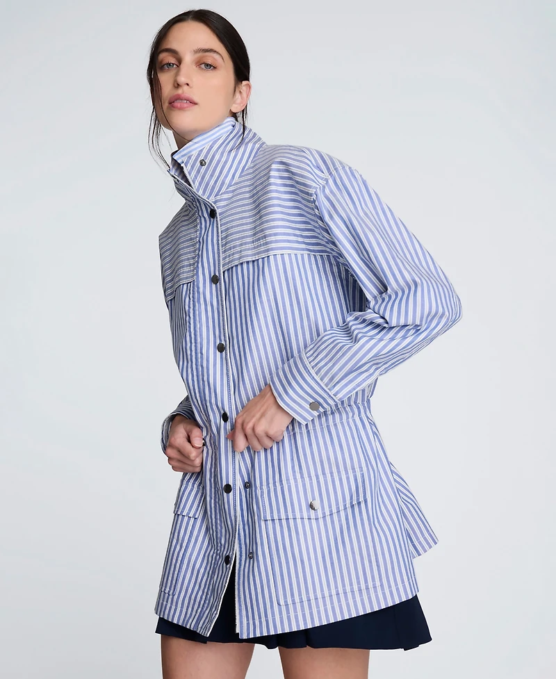 Kenneth Cole Women's Striped Long-Sleeve Jacket
