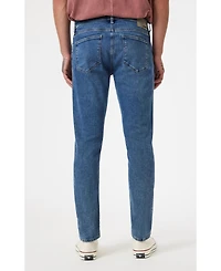 Mavi Men's Marcus Slim Straight Leg Light Brushed Selvedge Jeans