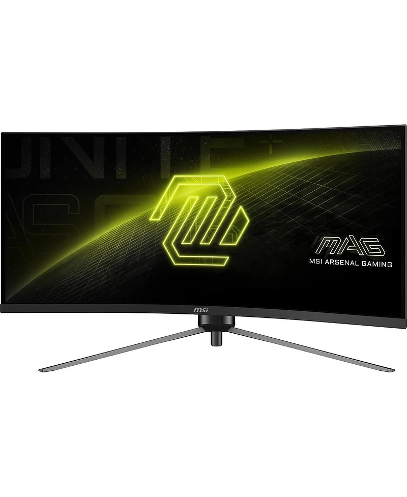 Msi Mag 345CQR 34" 21:9 Uwqhd 180Hz Curved Va Led Hdr Gaming Monitor - Metallic black
