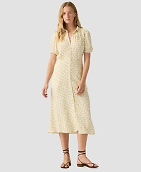 Levi's Women's Rosa Short-Sleeve Collar Midi Dress