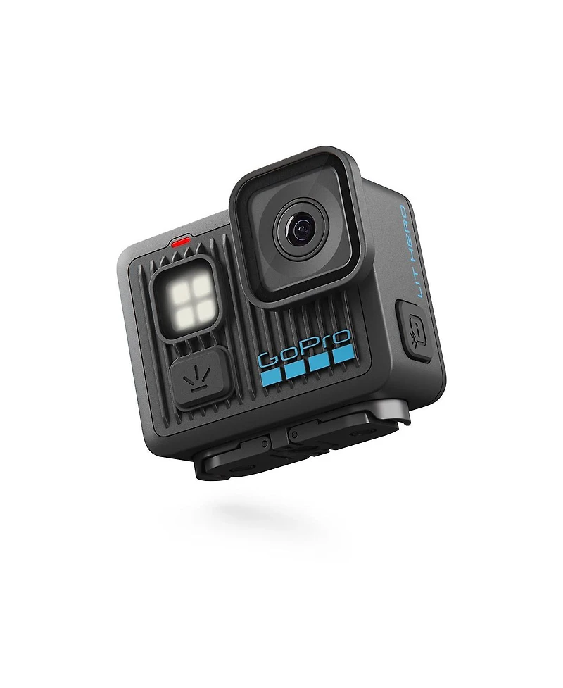 GoPro Lit Hero, 47-pc Kit, and 64GB Sd Card Lightweight, Compact, Waterproof Action Camera with Built-in Light