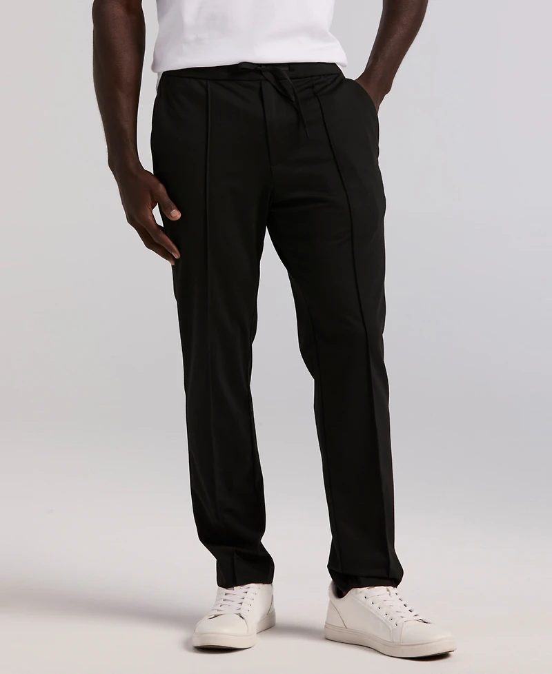 Perry Ellis Men's Slim-Fit Tapered Pull-On Pants