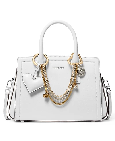 Michael Kors Laila Leather Small Satchel Bag