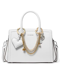Michael Kors Laila Leather Small Satchel Bag