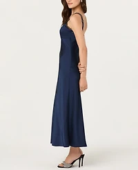 Astr the Label Women's Nevaeh Sweetheart Neck Midi Dress