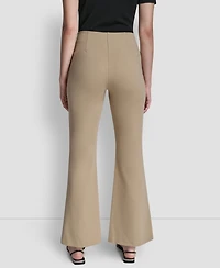 Dkny Women's Front Seam Flare Leg Pants