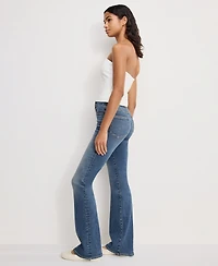 Good American Women's Classic Slim Fit Bootcut Jeans