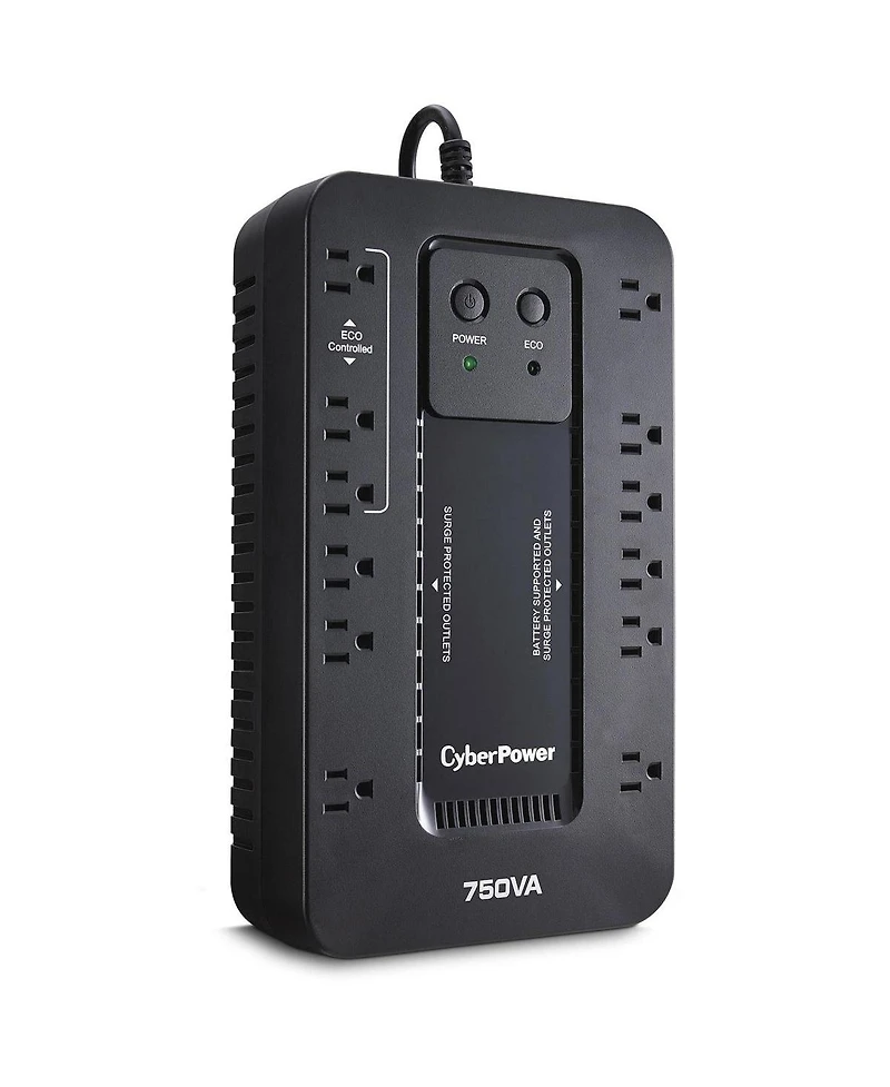 CyberPower Ecologic EC750G Compact 12 Outlets 750VA 450W Ups