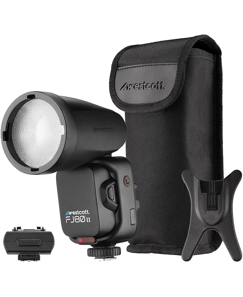 Westcott FJ80 Ii M 80Ws Universal Touchscreen Ttl Speedlight Flash with Adapter for Sony Cameras