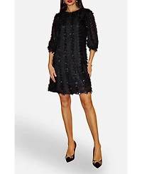 Yumi Women's Hanging Sequin Tunic Dress