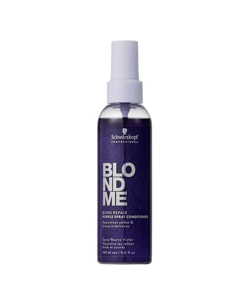 Schwarzkopf BlondMe Bond Repair Purple Spray Conditioner, 5 oz.