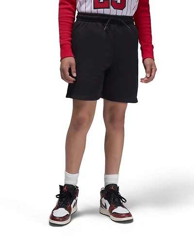 Jordan Boys 8-20 Regular Fit Stretchy Logo Embroidered Shorts