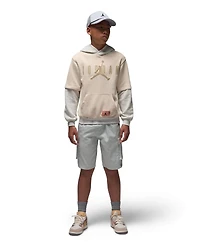 Jordan Boys 8-20 Mj Future Flight Drop Shoulder Long-Sleeve Hoodie