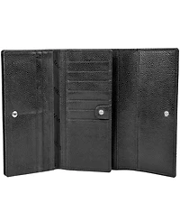 Mancini Fifth Avenue Rfid Secure Quad Fold Wallet