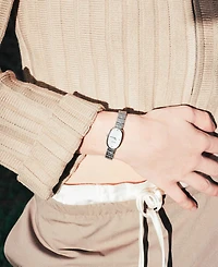 Breda Women's 'Jane Revival' Silver Stainless Steel Bracelet Watch, 18mm