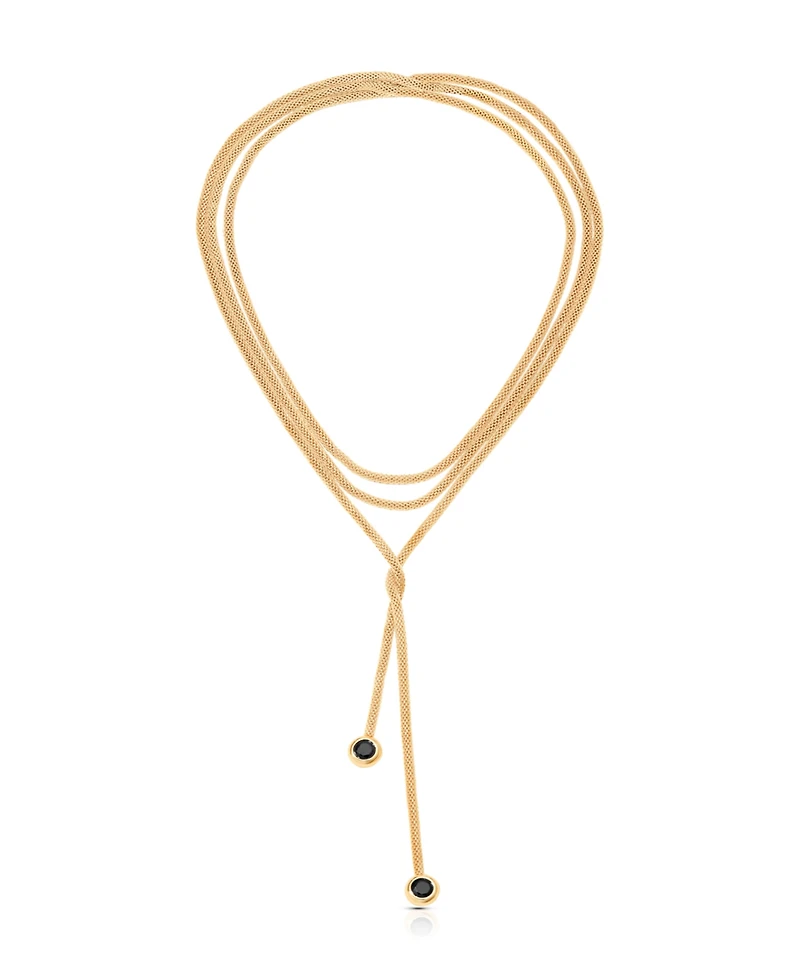 Ettika Gold Plated Forever Tied Necklace
