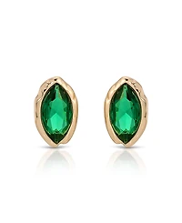 Ettika Gold Plated Crystal Luxe Mini Stud Earrings