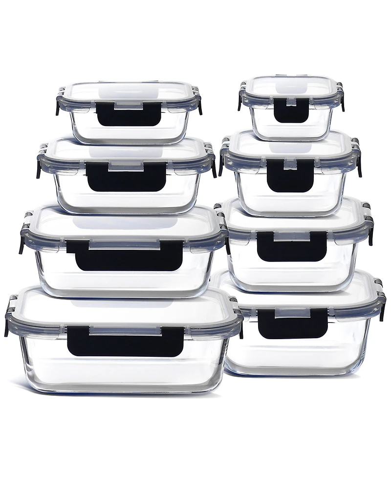 Nestl Borosilicate 16-Pc. Food Storage Containers Set