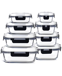 Nestl Borosilicate 16-Pc. Food Storage Containers Set