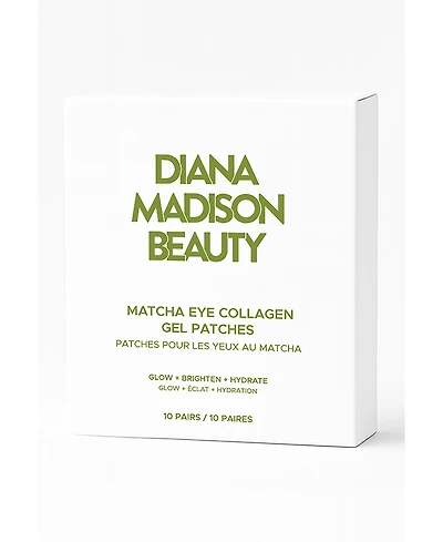 Diana Madison Beauty 10-Pairs Matcha Eye Collagen Gel Patches Set