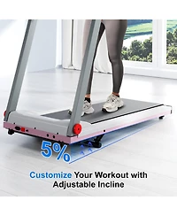 4-in-1 Treadmills for Home with Incline and Handles, Folding Treadmill Running Machine for Small Spaces 300 Lb 3.0 Hp 7.5 Mph Foldable Treadmill