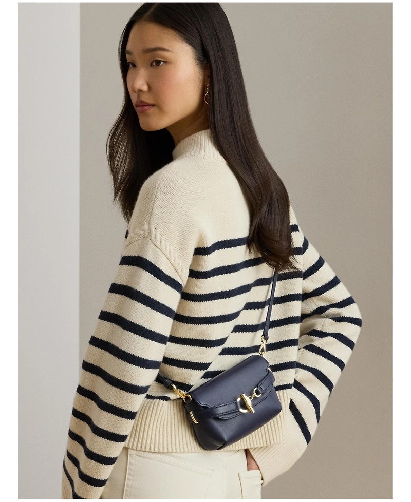 Lauren Ralph Lauren Leather Small Blaike Crossbody Bag