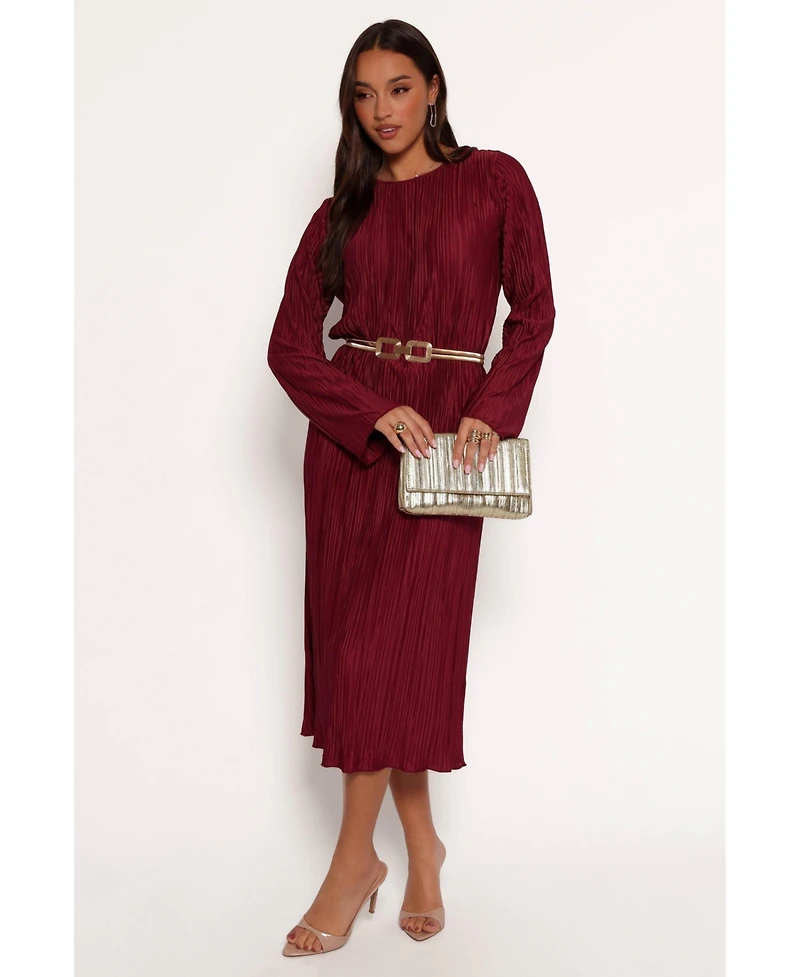 Petal and Pup Women's Tannikah Plisse Midi Dress