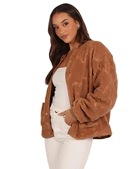 Petal and Pup Women's Lasky Flower Pattern Button Down Jacket