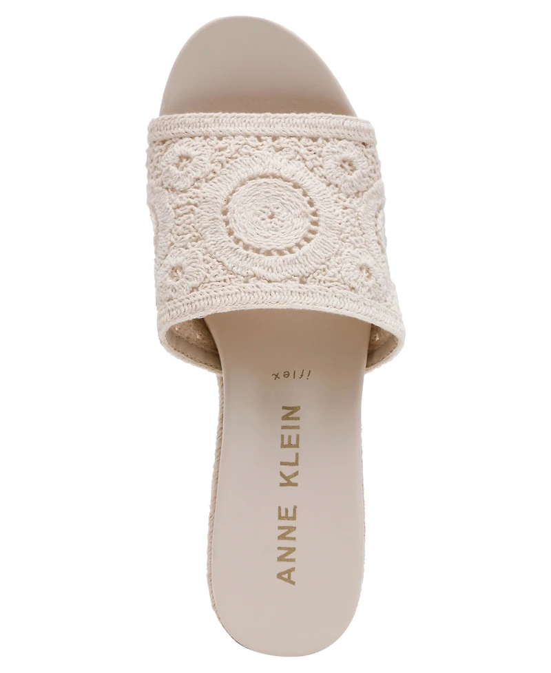 Anne Klein Women's Effy Wedge Heel Dress Sandals