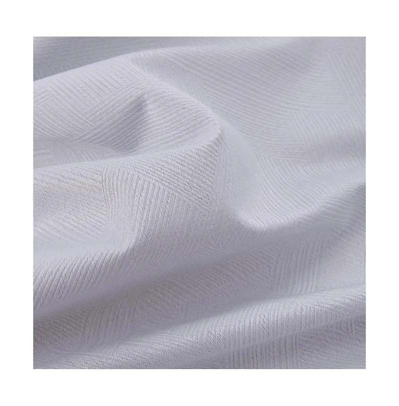 Rt Designers Collection Barron 100% Blackout Grommet Curtain Panel 54" x 90" White