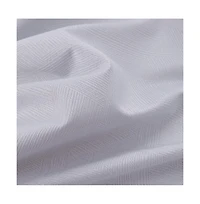 Rt Designers Collection Barron 100% Blackout Grommet Curtain Panel 54" x 90" White