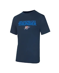 Concepts Sport Men's 2-Piece Navy/Gray Oklahoma City Thunder Avondale T-Shirt and Flannel Pants Set